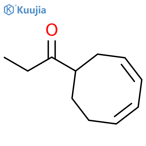 1-Propanone, 1-(3,5-cyclooctadien-1-yl)-, (Z,Z)- structure