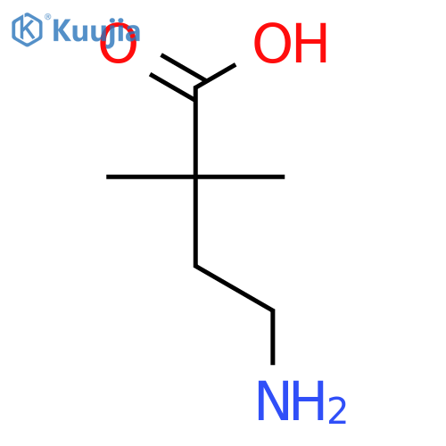 4-Amino-2,2-dimethylbutanoic acid structure