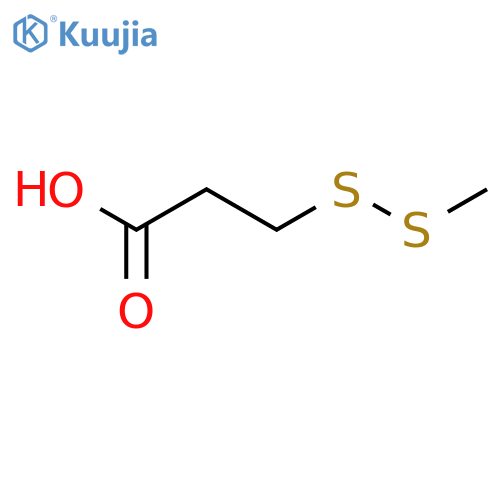 3-(Methyldithio)propanoic Acid structure