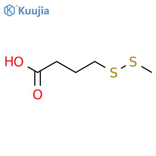 4-(Methyldithio)butanoic acid structure