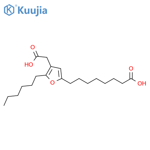 2-Furanoctanoic acid, 4-(carboxymethyl)-5-hexyl- structure