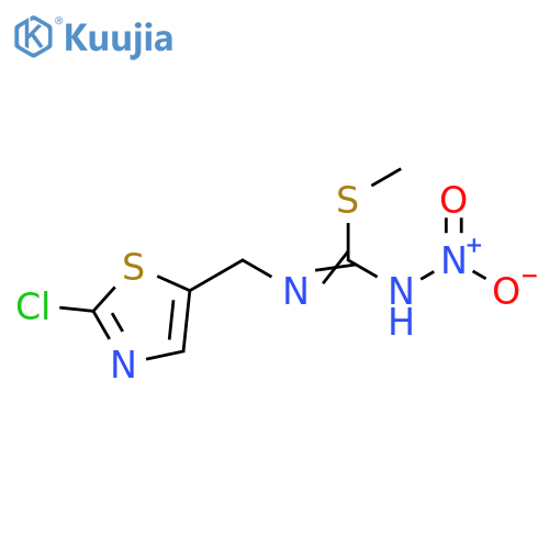 N'-(2-Chloro-5-thiazolyl)methyl-N-nitro-carbamimidothioic Acid Methyl Ester structure
