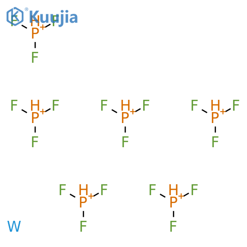 Tungsten,hexakis(phosphorous trifluoride-kP)- structure
