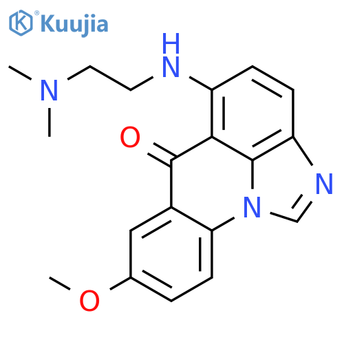 6H-Imidazo[4,5,1-de]acridin-6-one, 5-[[2-(dimethylamino)ethyl]amino]-8-methoxy- structure