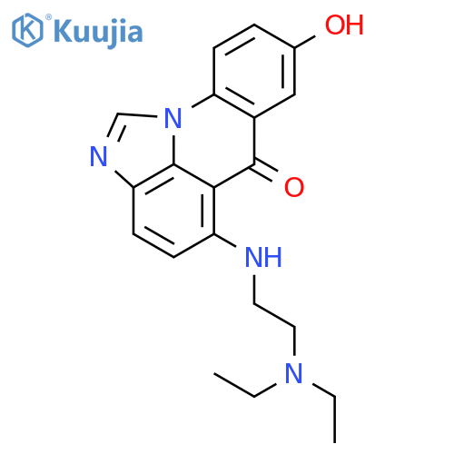 5-((2-(Diethylamino)ethyl)amino)-8-hydroxy-6H-imidazo[4,5,1-de]acridin-6-one structure