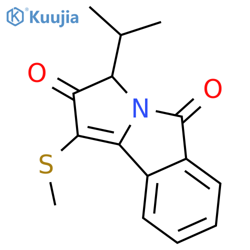 1-(Methylsulfanyl)-3-(propan-2-yl)-3H-pyrrolo[2,1-a]isoindole-2,5-dione structure