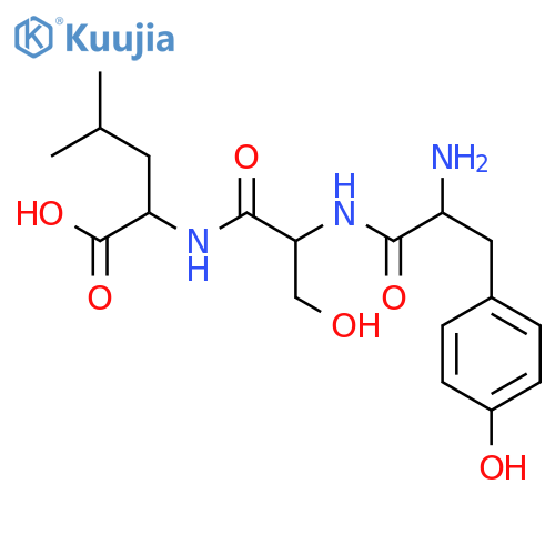 L-Leucine, N-(N-L-tyrosyl-L-seryl)- structure