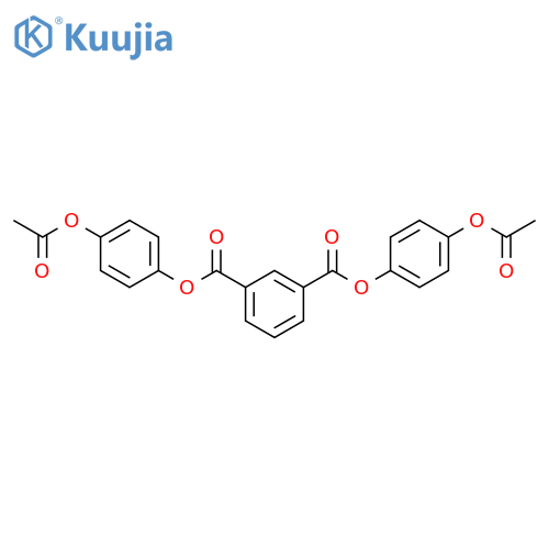 1,3-Benzenedicarboxylic acid, bis[4-(acetyloxy)phenyl] ester structure