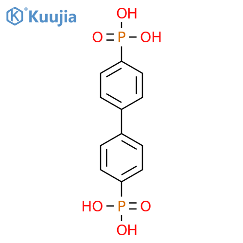 4,4'-biphenylenebisphosphonic acid structure