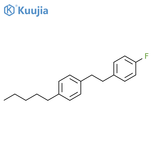 Benzene, 1-fluoro-4-[2-(4-pentylphenyl)ethyl]- structure