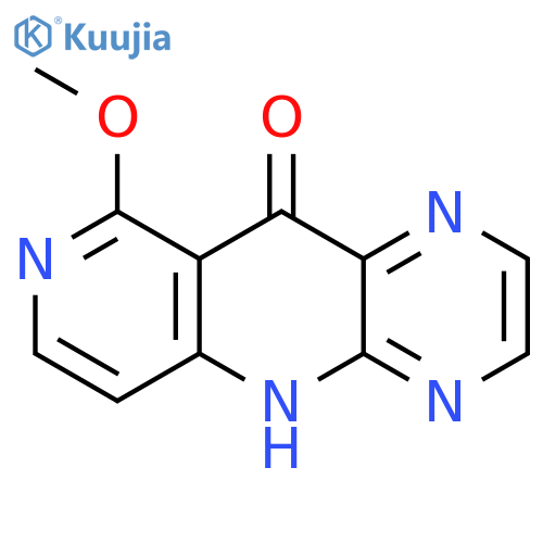 Pyrazino[2,3-b][1,6]naphthyridin-10(4H)-one, 9-methoxy- structure