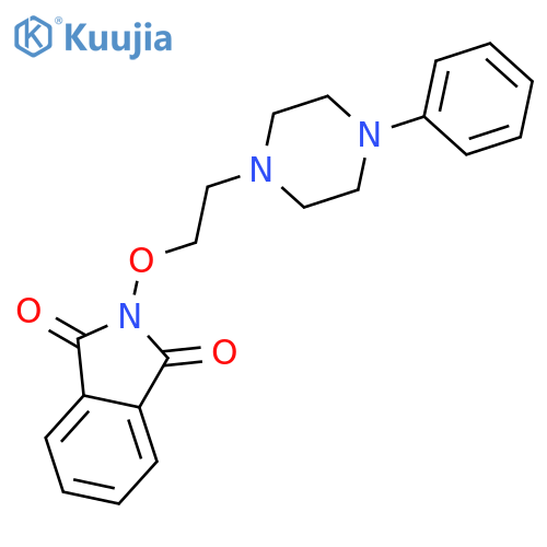 1H-Isoindole-1,3(2H)-dione, 2-[2-(4-phenyl-1-piperazinyl)ethoxy]- structure