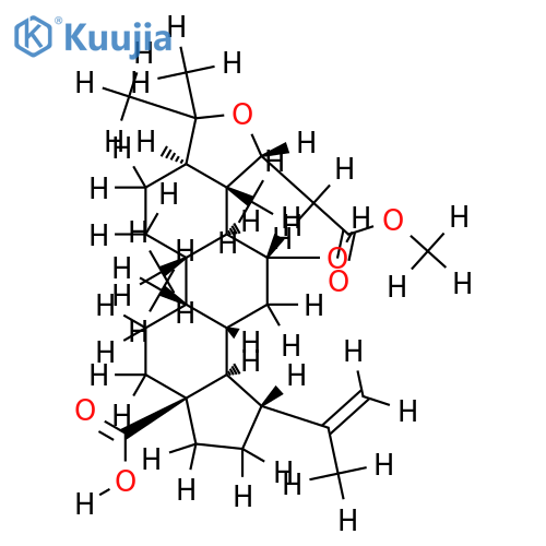 (1R)-1,4-epoxy-11alpha-hydroxy-3,4-seco-lup-20(30)-ene-3,28-dioic acid 3-methyl ester structure