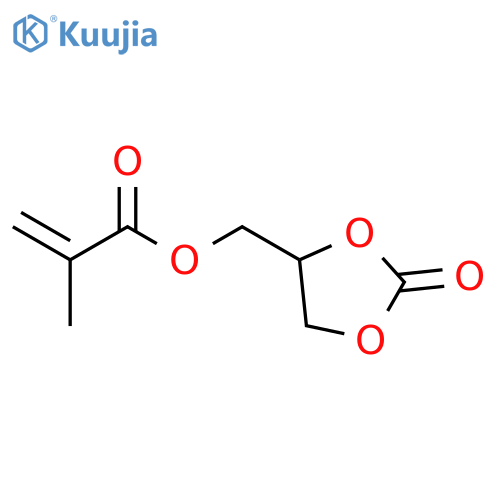 (2-Oxo-1,3-dioxolan-4-yl)methyl methacrylate structure