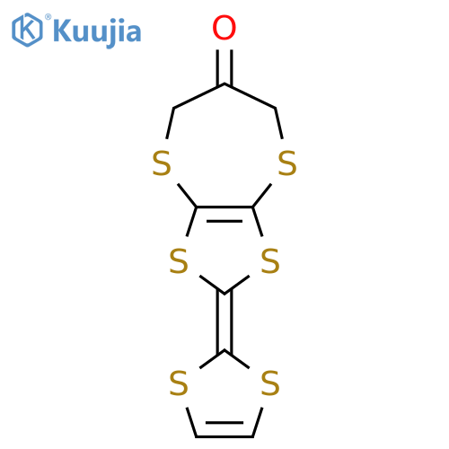 5H-1,3-Dithiolo[4,5-b][1,4]dithiepin-6(7H)-one, 2-(1,3-dithiol-2-ylidene)- structure