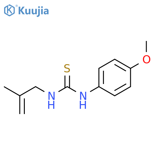Thiourea, N-(4-methoxyphenyl)-N'-(2-methyl-2-propenyl)- structure