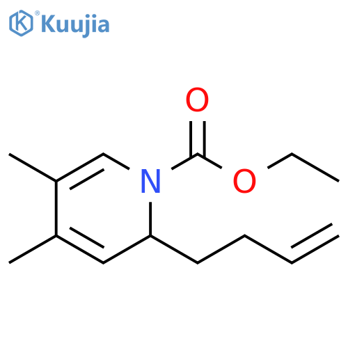 1(2H)-Pyridinecarboxylic acid, 2-(3-butenyl)-4,5-dimethyl-, ethyl ester structure