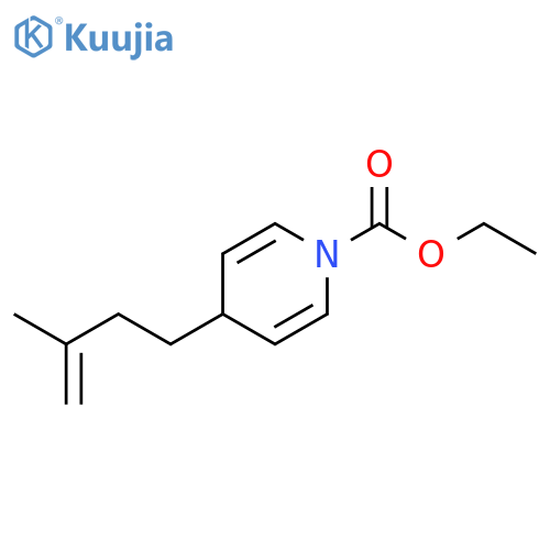1(4H)-Pyridinecarboxylic acid, 4-(3-methyl-3-butenyl)-, ethyl ester structure