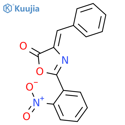 5(4H)-Oxazolone, 2-(2-nitrophenyl)-4-(phenylmethylene)- structure