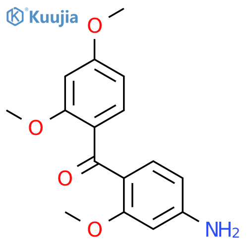 Methanone, (4-amino-2-methoxyphenyl)(2,4-dimethoxyphenyl)- structure