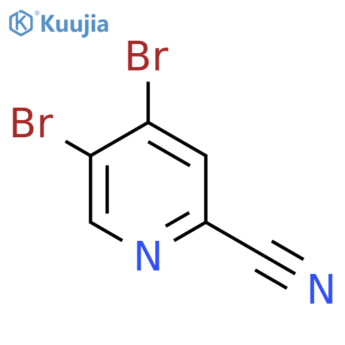 4,5-Dibromopicolinonitrile structure