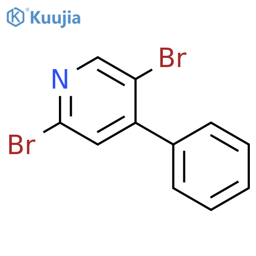2,5-Dibromo-4-phenylpyridine structure