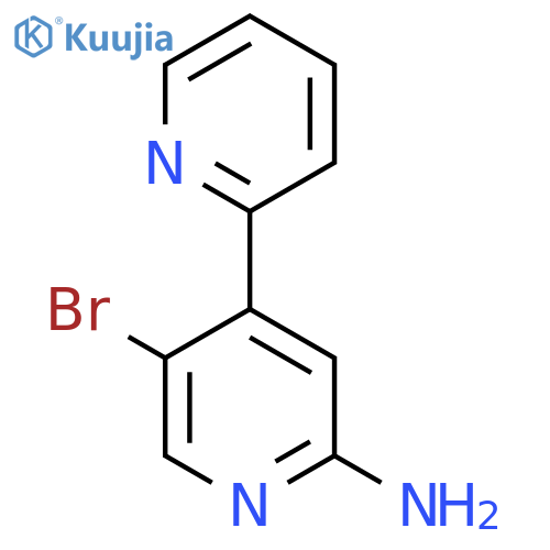 5-bromo-4-(pyridin-2-yl)pyridin-2-amine structure