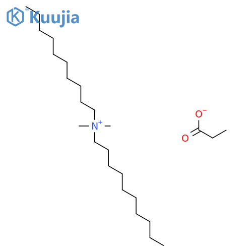 1-Decanaminium, N-decyl-N,N-dimethyl-, propanoate structure