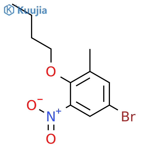 5-Bromo-2-butoxy-3-nitrotoluene structure