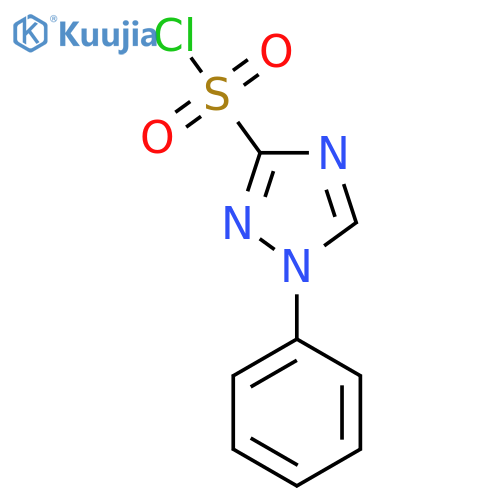 1-Phenyl-1h-1,2,4-triazole-3-sulfonyl chloride structure