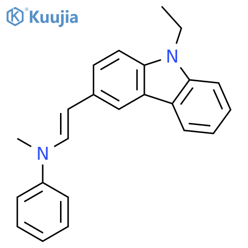 N-[2-(9-Ethyl-9H-carbazol-3-yl)ethenyl]-N-methylaniline structure