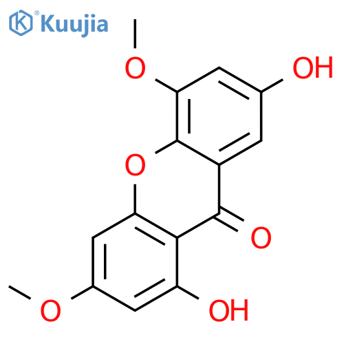 9H-Xanthen-9-one, 1,7-dihydroxy-3,5-dimethoxy- structure