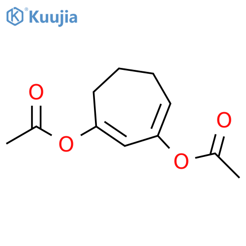 1,3-Cycloheptadiene-1,3-diol, diacetate structure