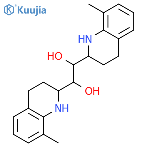 1,2-Bis(8-methyl-1,2,3,4-tetrahydroquinolin-2-yl)ethane-1,2-diol structure
