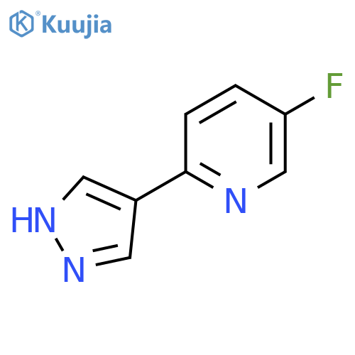 5-Fluoro-2-(1H-pyrazol-4-yl)pyridine structure