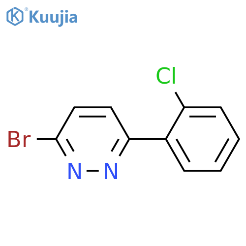 3-Bromo-6-(2-chlorophenyl)pyridazine structure