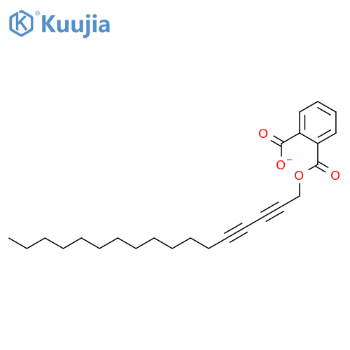 1,2-Benzenedicarboxylic acid, mono-2,4-heptadecadiynyl ester structure
