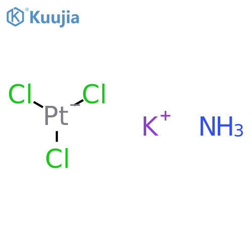 Potassium Trichloroammineplatinate structure