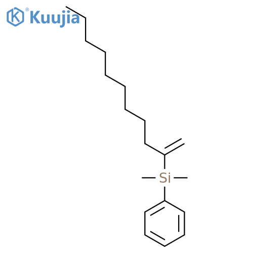 Silane, dimethyl(1-methylenedecyl)phenyl- structure