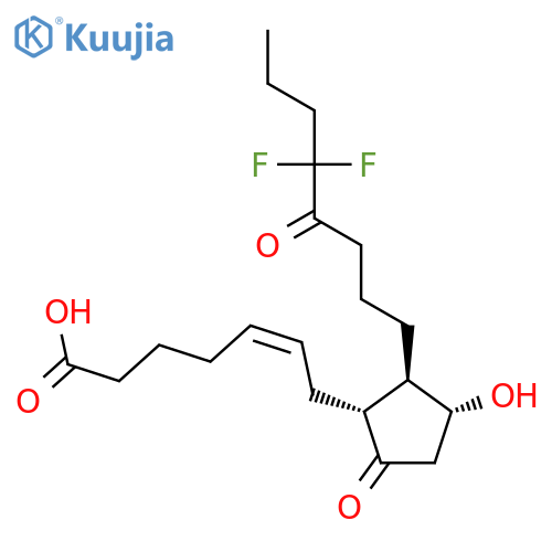 Prost-5-en-1-oic acid, 17,17-difluoro-11-hydroxy-9,16-dioxo-, (5Z,11a)- structure