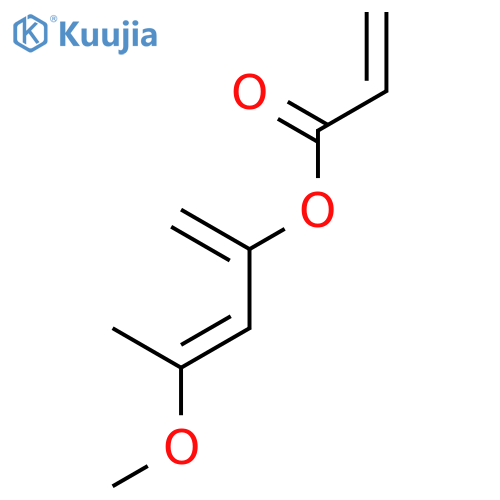 2-Propenoic acid, 3-methoxy-1-methylene-2-butenyl ester structure
