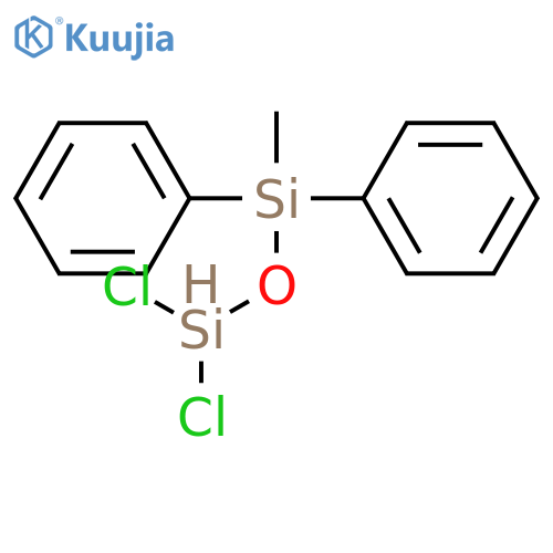 Disiloxane, 3,3-dichloro-1-methyl-1,1-diphenyl- structure