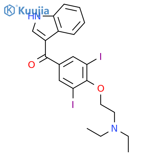 METHANONE, [4-[2-(DIETHYLAMINO)ETHOXY]-3,5-DIIODOPHENYL]-1H-INDOL-3-YL- structure