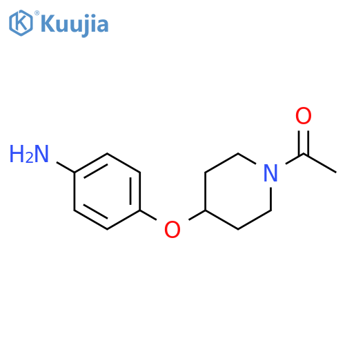 Piperidine, 1-acetyl-4-(4-aminophenoxy)- structure