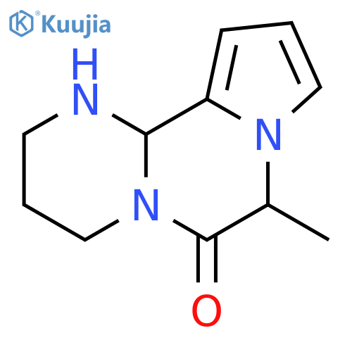 1,3,4,11b-tetrahydro-7-methyl-2H-Pyrrolo[2',1':3,4]pyrazino[1,2-a]pyrimidin-6(7H)-one structure