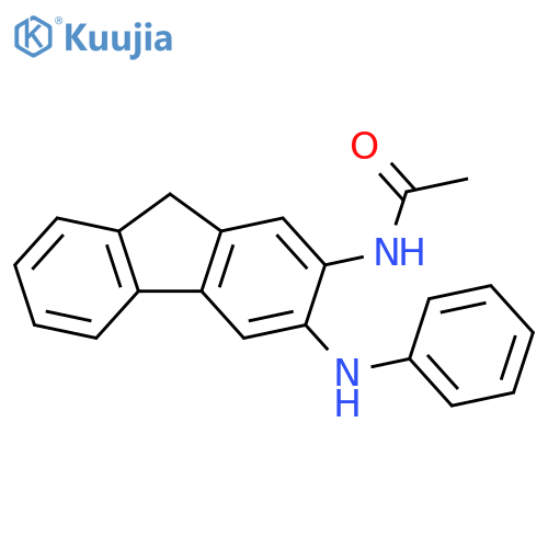 Acetamide, N-[3-(phenylamino)-9H-fluoren-2-yl]- structure