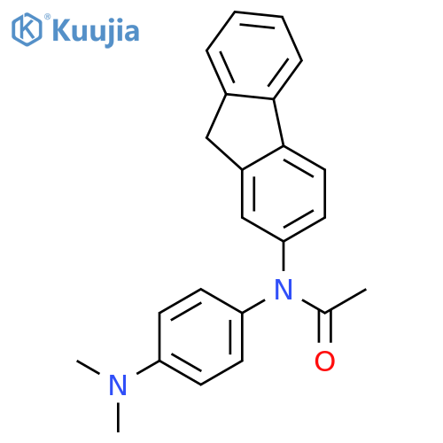 Acetamide, N-[4-(dimethylamino)phenyl]-N-9H-fluoren-2-yl- structure