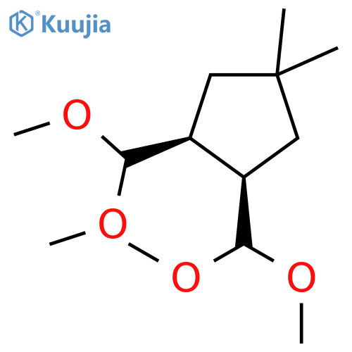 Cyclopentane, 1,2-bis(dimethoxymethyl)-4,4-dimethyl-, cis- structure