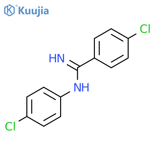 Benzenecarboximidamide, 4-chloro-N-(4-chlorophenyl)- structure