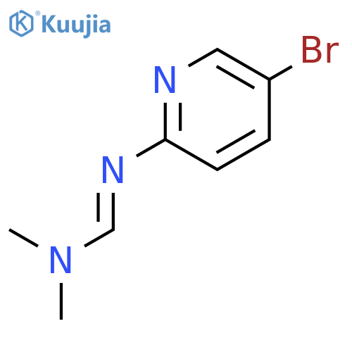 Methanimidamide, N'-(5-bromo-2-pyridinyl)-N,N-dimethyl-, (E)- structure